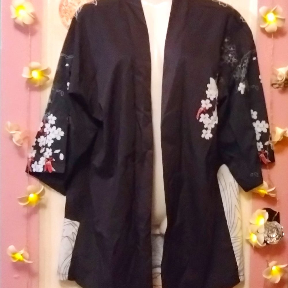 Prijouhe (M) Koi Carp Kimono Cardigan Shirt